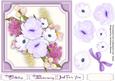 Beautiful Lilac Anemone's in a Cut Out Bracket