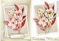 Lovely Peach Florance Watre Coloured Flowers 