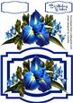 Beautiful Iris and Bell Flowers 