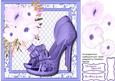 Beautiful Lilac Lace Shoes