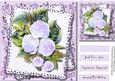 Beautiful Water Coloured Lilac Roses 