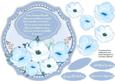 Beautiful Blue Anemone's and Birthday Verse