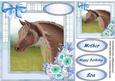 Lovely Water Coloured Horses in Blue