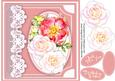 8x8 Lovely Roses and Lace