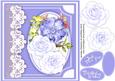8x8 Lovely Lilac Roses and Lace