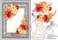 A5 Roses on a Silver Mat