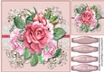 Beautiful roses on lace 2