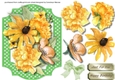Lovely Yellow Flowers in a Lattice Bracket