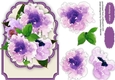 Beautiful over The Edge with lilac Flowers 3,