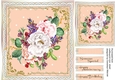 Beautiful Roses in a Gold and pearl frame,
