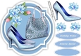 Lovely Shoes and Bag on a Shaped Mat 1