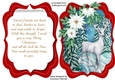 Print, Cut and Fold , White Reindeer in the Snow 1,