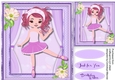 Beautiful lilac Ballerina and Blossom