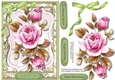 Beautiful Deep Pink roses on a Bracket Mat