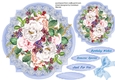 Beautiful Roses on Filagree Lace 1