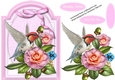 Beautiful Humming Bird and Camellias 4