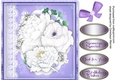 Beautiful White Roses on lace 1