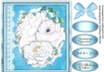 Beautiful White Roses on lace 3