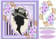 Beautiful Silhouette Lady and Roses 4
