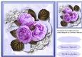 Beautiful Lilac roses and Babys Breath