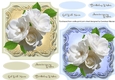 Beautiful White Roses Topper 3,