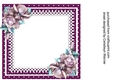 Incert Blank with lilac roses