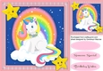 Beautiful Pink Rainbow Unicorn