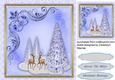 Beautiful Blue Cchristrmas Scene 