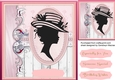 Beautiful SilhouetteLady in Oval Frame 2