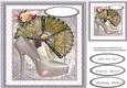 Beautiful Silver Shoe and Fan