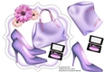 Beautiful Shaped card with Shoes 3,