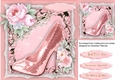 Beautiful pink roses and shoe 