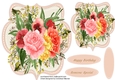 Beautiful Pink roses on a Shaped Mat 2,