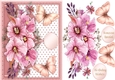 Beautiful Pink Roses and Butterflys