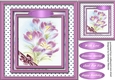 Beautiful Lilac Flowers and Bow ,