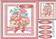 Beautiful pink Poppies and Bow 