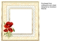 Incert ,Blank Red Poppies 