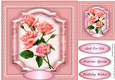 Beautiful Bracket with Pink Roses 3