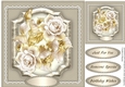 Lovely Sepia Roses in a Bracket Frame 4