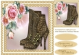 Animal Print Boots and Pink Rroses 1