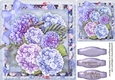 Beautiful Lilac Hydrangers on a Flower Mat