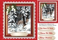 Christmas Scene with Stags