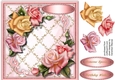 Stunning Downton Roses in a Lattace Frame 2