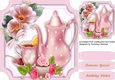 Beautiful Pink Teaset and Roses
