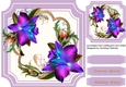 Beautiful Tropical Orchids on Cut-out- Mat