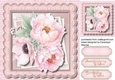 Beautiful Pink Rosesin a Scalloped frame 4