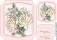 Beautiful Soft Pink Cut-Out Frame with Roses