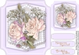 Beautiful SoftLilac Cut-Out Frame with Roses
