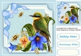 Beautiful Bird and Bumble Bees
