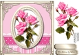 Stunning Pink roses on a Gold Frame 